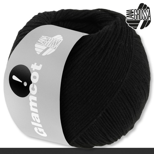 Lana Grossa 50 g Glamcot Baumwolle Stricken Häkeln Sommer Glanz Wolle 23 Farben - Picture 46 of 47