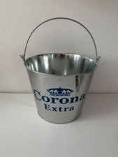 Secchiello ZINCATO CORONA metallo Cavatappi Ghiaccio ICE Birra ESTATE