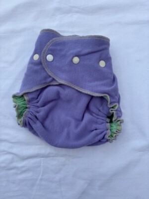 Loveybums Ex-Large Perwinkle/Key Lime Wool Jersey Cover . Fit 28-40 lbs
