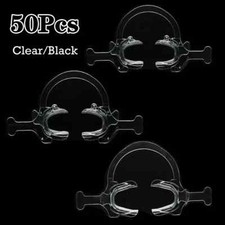 50Pcs Dental Orthodontic Transparent Intraoral Lip Cheek Retractor Mouth Opener