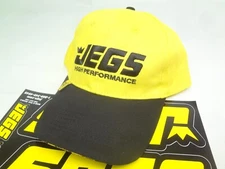 JEGS High Performance Parts Hat and Promo Stickers Hi-Performance Ball Cap NOS