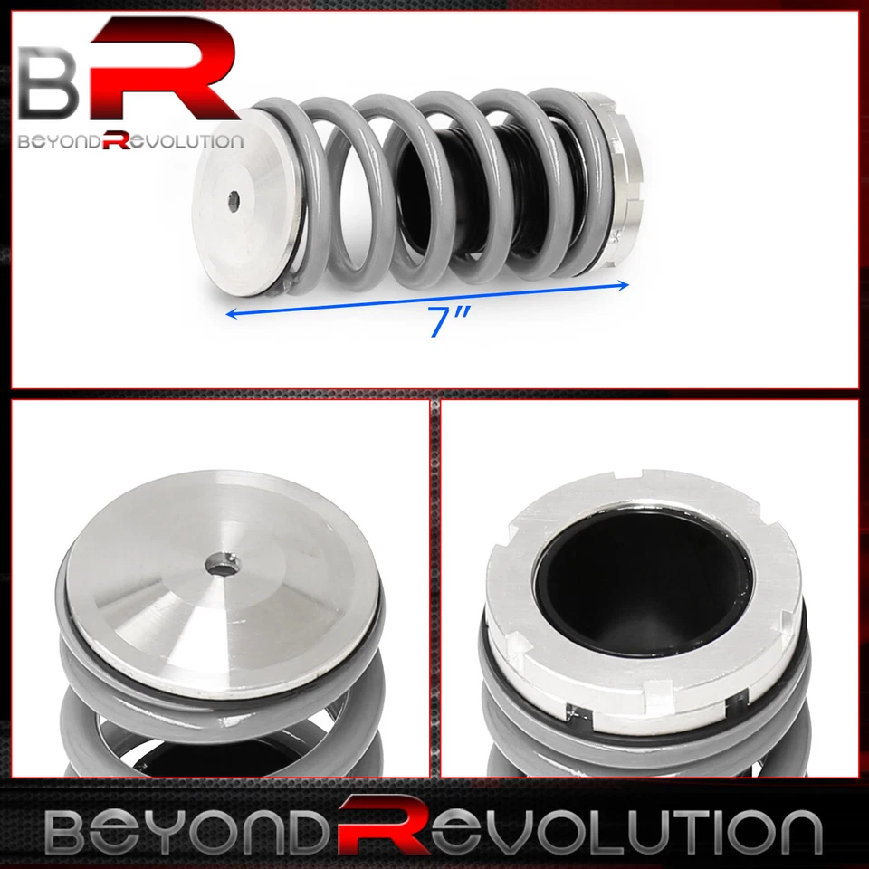 For 1989-1994 240SX S13 Drift 0-3" Adjustable Coilover Sleeves Lower Spring SILV - Изображение 4 из 4