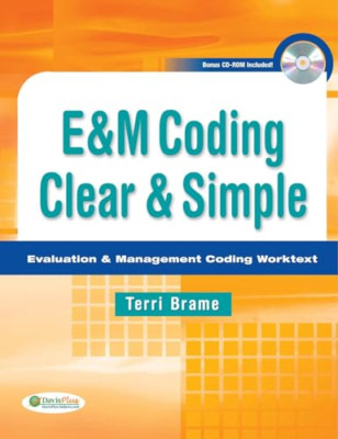 E&m Coding Clear & Simple: Evaluation & Management Codi - Paperback NEW Terry Br