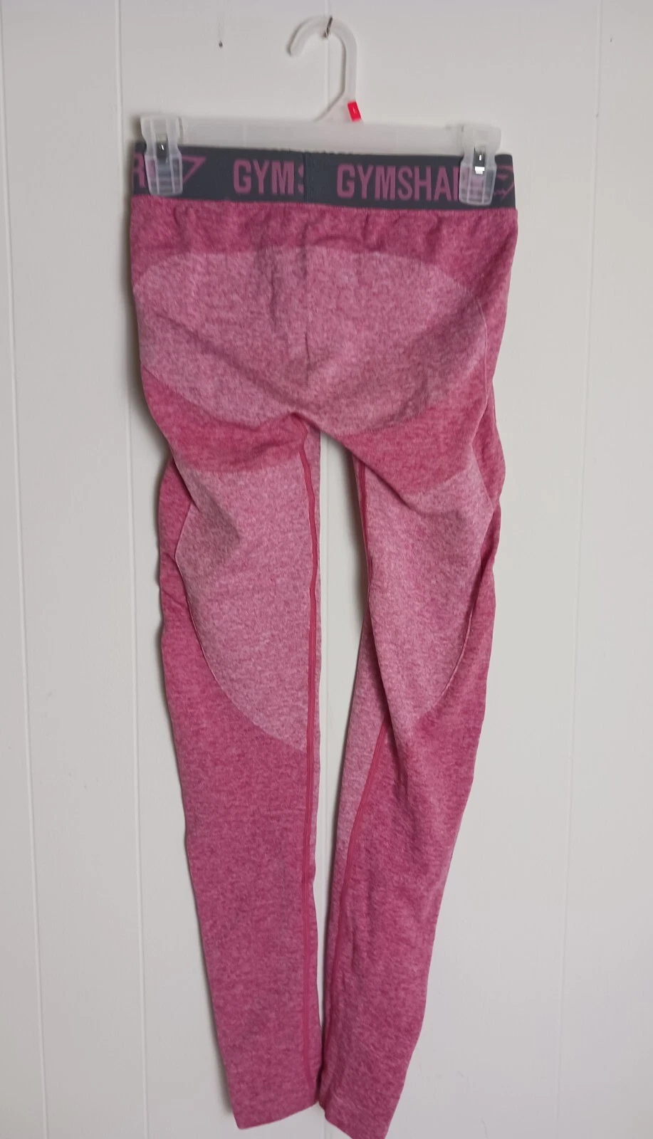 gymshark flex seamless stretch mid-rise heather leggings