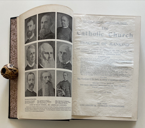 1913 The Catholic Church Teacher of Mankind Volume 1 ,2 & 3 Hardback 3 Book Set - 第 14/22 張圖片