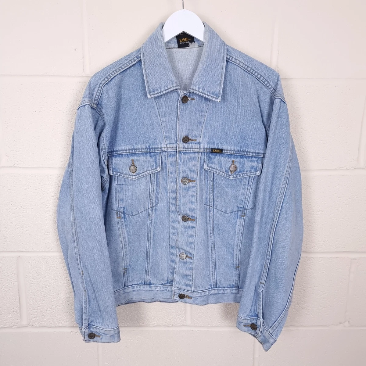 Light denim jacket deals mens