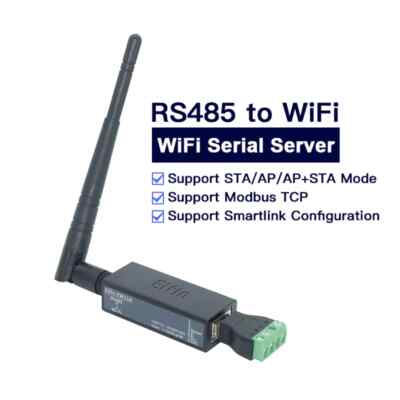 DC5~36V Serial Port RS485 To WiFi Server Converter IOT Module Elfin-EW11A