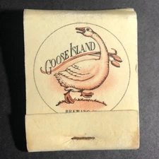 Goose Island Brewing Chicago Full Matchbook c1987-90's