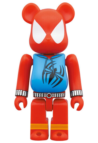 MEDICOM TOY BE@RBRICK SCARLET SPIDER 400% 100% set bearbrick