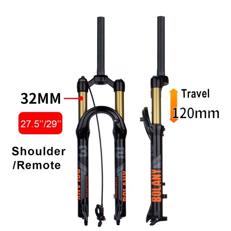 27.5/29er Mountain Bike Suspension Quick Release Air Fork Travel