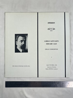 ANDRE NAVARRA LAMOUREUX Saint Saens, Lalo: Cello Concerti MHS3023 LP Vinyl NM