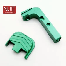 Combo Kits For Gl0ck Gen1-3 Fits17-26 Extended Magaz1ne Re1ease Back Plate Green