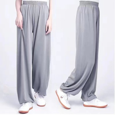 Adult Unisex Kung Fu TaiChi Pants Martial Arts Trousers Yoga Bloomers Uniforms B