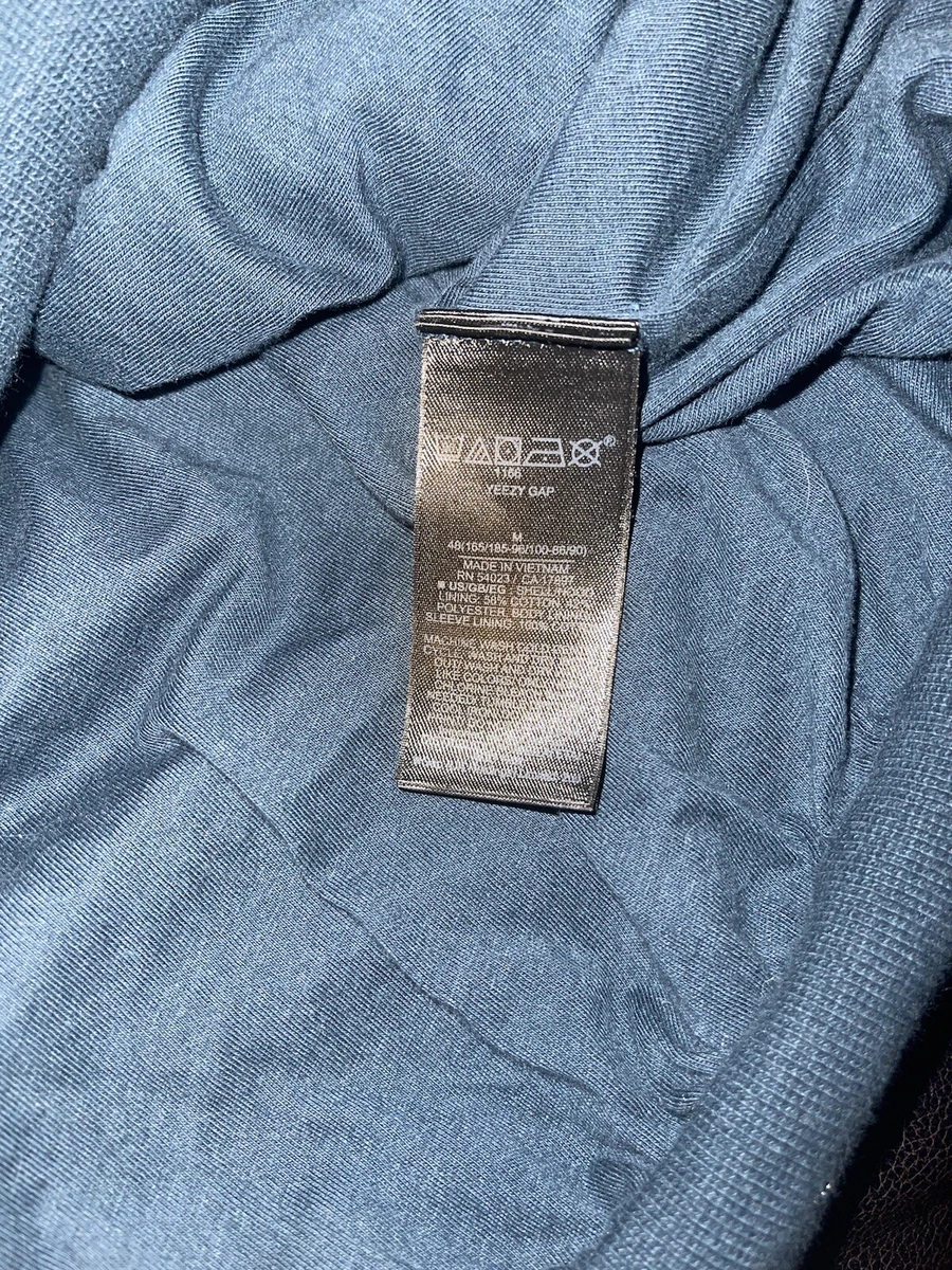 Yeezy Gap Engineered By Balenciaga Blue Dove Hoodie Size M