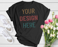 Personalized Custom Print Your Photo Logo Text on T Shirt Customized shirts