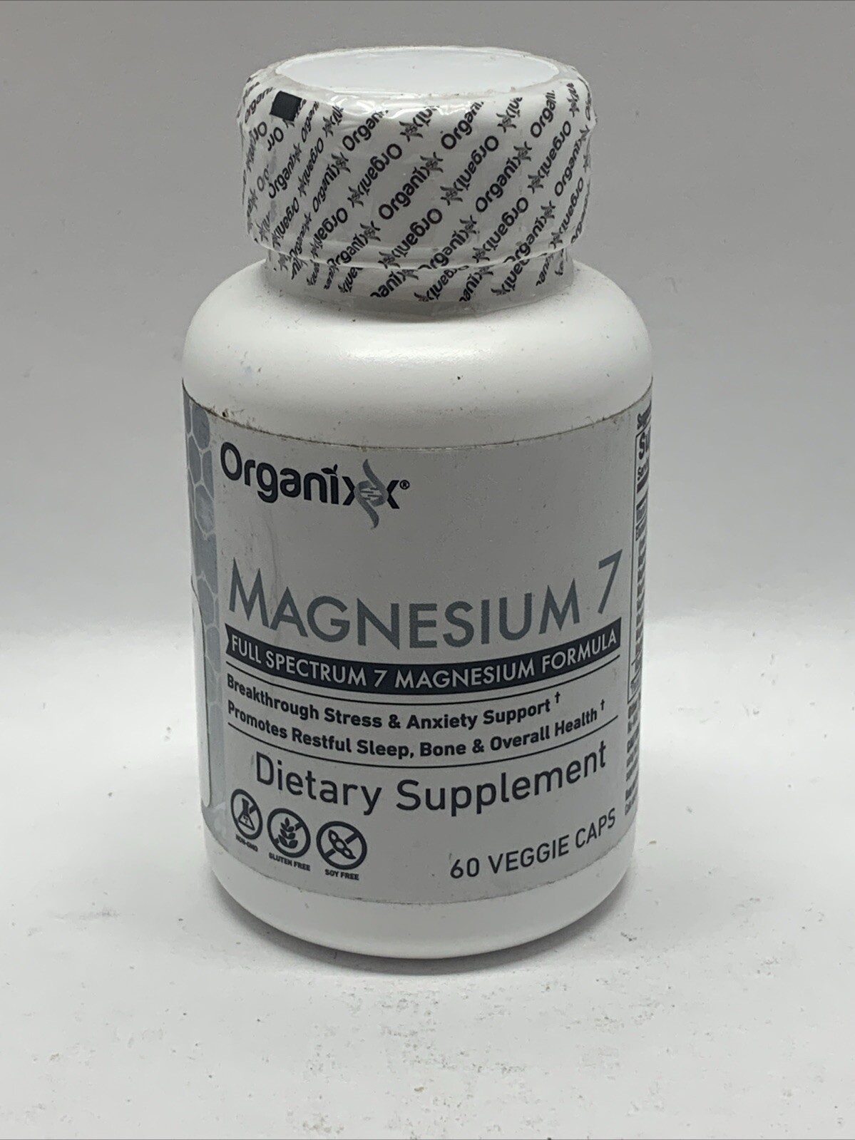 Organixx Magnesium Supplement Natural Magnesium 60ct Exp 12/25 Falak