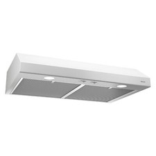 Broan NuTone 30 Inch White Under Cabinet Range Hood 300 CFM with Lights