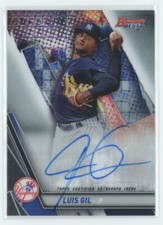 2019 Bowman's Best of 2019 Autographs Luis Gil Auto New York Yankees