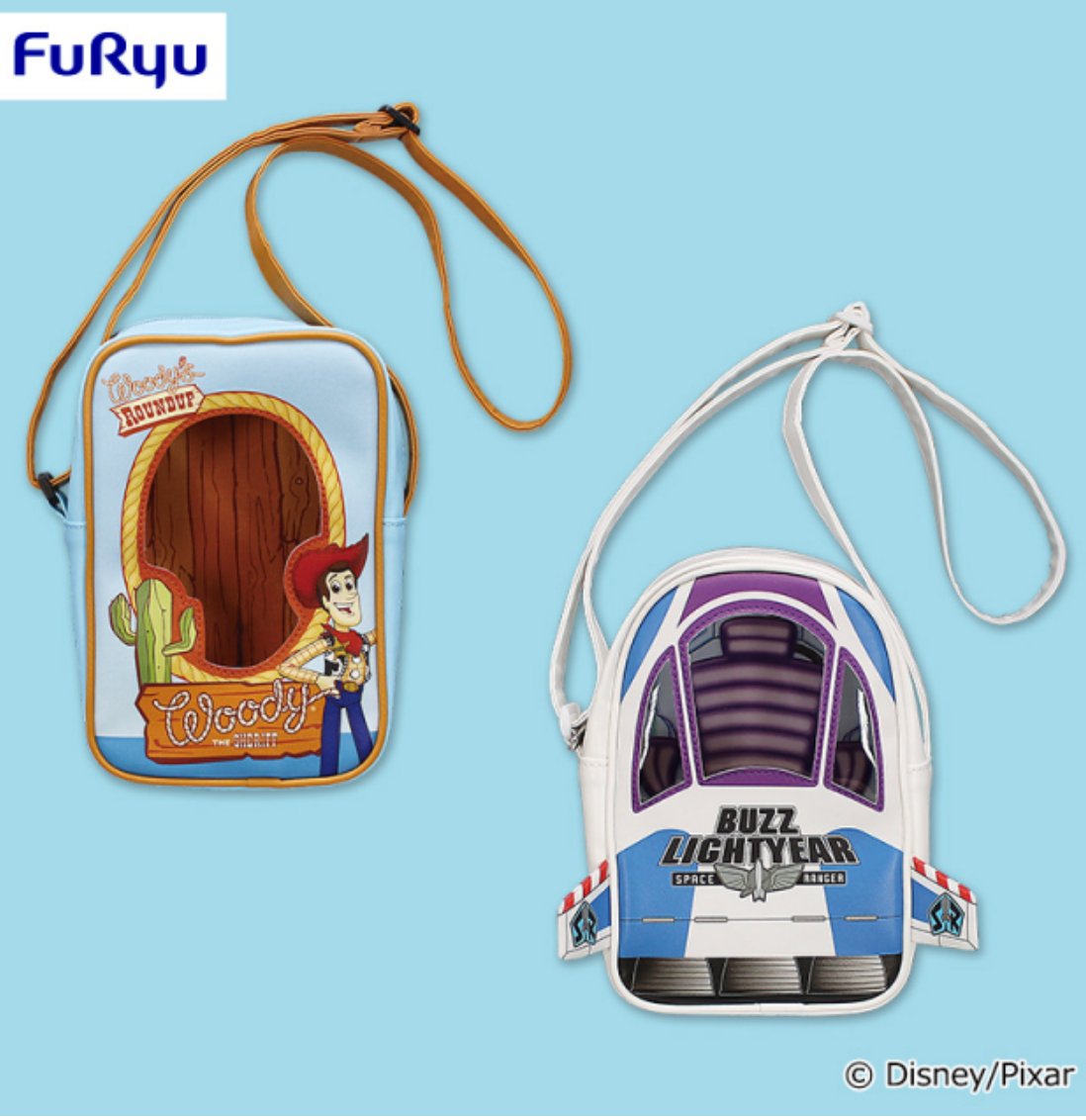 Toy story toy package type bag Woody & Buzz set 2024 furyu 20cm