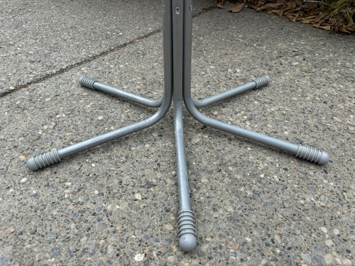 RIGG Coat Stand Rack Hanger by Tod Bjorklund IKEA Vintage Postmodern Grey Metal - Picture 7 of 12