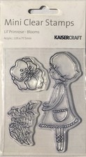 Kaisercraft Lil' Primrose BLOOMS Clear Stamps 3"X4