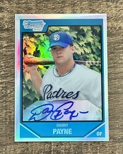 2007 Bowman Draft Chrome Picks Rookie Refractor /500 Danny Payne RC Auto