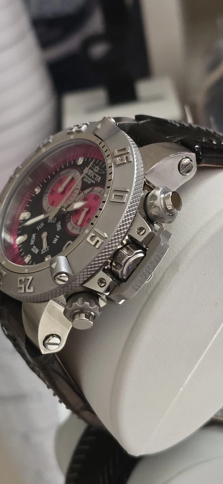 Хронограф Invicta Subaqua Noma III, розовый и черный. (Доступны другие цвета) - Изображение 3 из 4