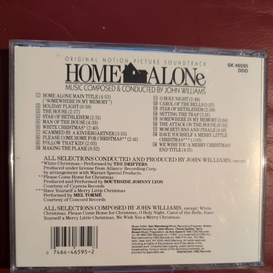 John Williams - Home Alone (Soundtrack) CD OST - Image 3 of 3