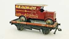 H0 /00 Flachwagon mit Lesney-LKW Nr.: 7 Blech Hornby Dublo 1:76 / 50 - er Jahre