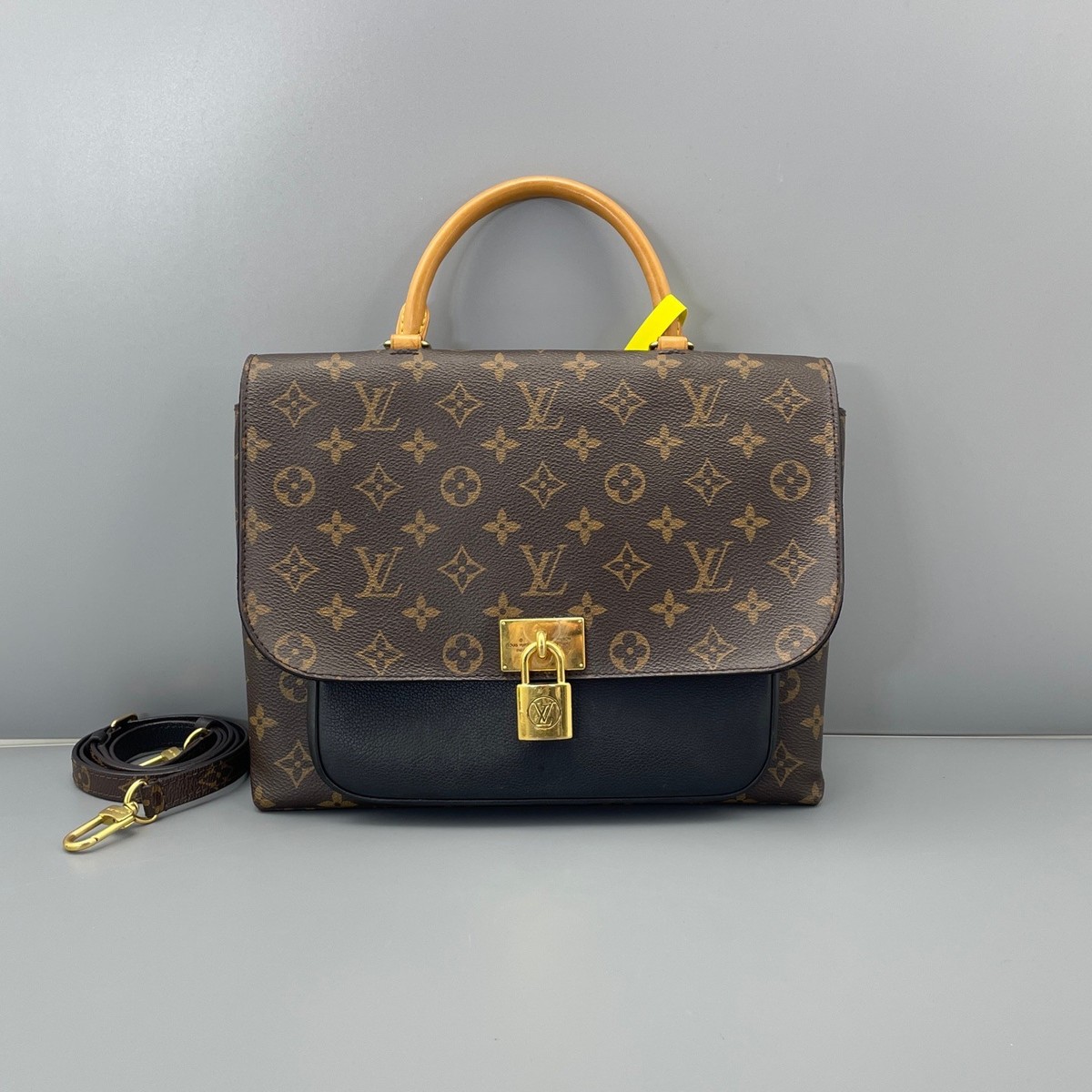 Louis Vuitton Marignan Handbag Monogram Canvas with Leather | eBay