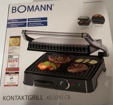Bomann Kontaktgrill KG 2242 CB 2000W - Neu & OVP mit OVP Top Zustand
