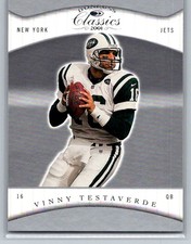 💎2001 Donruss Classics Football #63 Vinny Testaverde - New York Jets💎