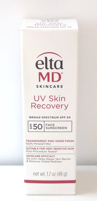 Elta MD UV Skin Recovery SPF50 48g 1.7oz - UNTINTED NEW FAST SHIP