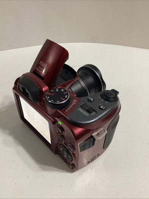 GE X500 Pro Series RED 16MP Digital camera GREAT WORKING TESTED
