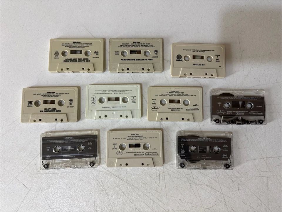 85 Vintage 80s 90s Rock, Metal,  Hard Rock, Glam, Alternative Cassette Tape Lot - Image 3 of 4