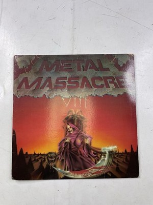 Metal Massacre VIII Metal Blade Records LP  Vinyl 1987 Metal Compilation