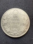 1928 Canada 25 Cents Silver Coin - King George
