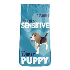 Burgess Sensitive Turkey & Rice Dry Puppy Food - 12.5kg 3.50 per kilo