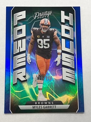 Myles Garrett 2024 Panini Prestige Power House Xtra Points Blue /249 #PH-MGT