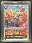 2026 One Piece Azure Sea's Seven Mr. 2 Bon Kurei Bentham Super Rare #OP14-091