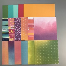 Stampin? Up! 5 Sheets Colour Cardboard + 12 Sheets Designer Paper ?Colour Fantasy?