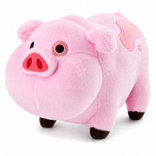 Gravity Falls Waddles Pink Pig Plush Toy 7.2in Stuffed Animal New With Tags