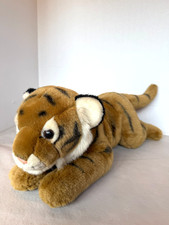 Animal Alley Toys R Us Vintage Bengal Tiger Cub Plush 17" Realistic Laying