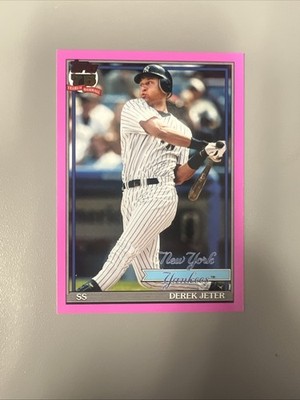 2026 Topps Series 1 Derek Jeter 75th Pink Border #T91-30 | eBay