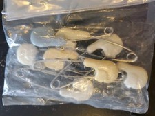 Vintage Lot Of 8Diaper Pins from 1950s-70s Birds Well-Made Still Usable