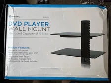 NEW Ematic Universal DVD Player Wall Mount Adjustable Max Load Capacity 17.6 Lbs