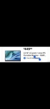 LG gram view 16" IPS LED 60Hz Portable Monitor USB Type-C -16MR70.ASDK READ