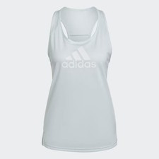 adidas Women's AEROREADY Tank Top Ice Mint Green Gym Training Vest HE6705
