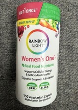New Rainbow Light Women’s One+ Multivitamin, 150 Vegetarian Caplets Exp 3/2028