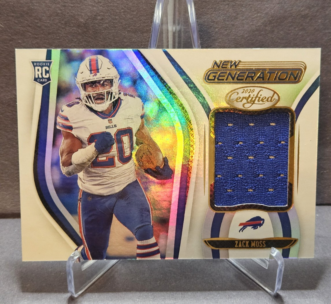 Zack Moss Panini Certified New Generation Jerseys #35 Mirror